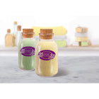 Avery Glossy Oval Labels - 1-1/2" x 2-1/2" - Clear - 144 Labels-18 labels per sheet