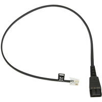 Jabra Quick Disconnect to Modular RJ Extension Cord (8800-00-25)-Quick Disconnect to RJ9 Straight Cord