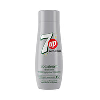 7-Up Zero Sugar Flavour for SodaStream - 440mL (Makes 9L)-Pro tip: When using 7-Up Zero Sugar flavours, high carbonation level is recommended