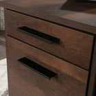 Sauder Briarbrook 2-Drawer Mobile Pedestal - Barrel Oak-Casters with two locking for mobility around the office