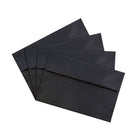 JAM Paper A7 Invitation Envelopes, 5.25 x 7.25, Black Linen Recycled, 1000 Pack (V01205B)-Closure: Gum
