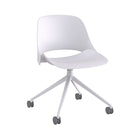 Humanscale - Chaise de bureau Trea avec roulettes - Blanche-La chaise Trea est constituée d’un solide mécanisme innovant à 12 degrés d’inclinaison. Son design modulaire global facilite l’interchangeabilité et l’entretien de chacune de ses pièces et réduit ainsi son impact sur l’environnement.