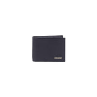 Champs Black Label Leather RFID Bi-fold Wallet, Navy-RFID blocking wallet in Gift box