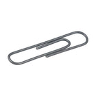 JAM Paper Coloured Jumbo Paper Clips, Large, Grey, 75 Pack (21830628)-Jumbo - 2"