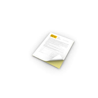 Xerox Revolution 2 Part Carbonless Paper - 20 lb. - 8.5 " x 11" -  White/Canary - 2 Reams/Case - 2500 Pack-Estimates, Invoices, Agreements, Forms, Policies