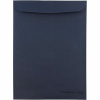 JAM Paper Open End Catalog Envelopes - 9" x 12" - Navy Blue - 25 Pack -Colour: Navy Colour: Blue