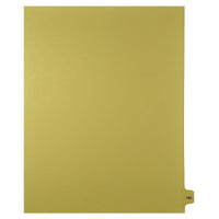 Mark Maker Legal Exhibit Index Tab Buff Single Tabs, 1/15th Cut, Letter Size, No Holes, Number 195, 25 Pack-Buff Single Tabs, 1/15th Cut