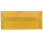 JAM Paper #10 Business Envelopes - 4 1/8" x 9 1/2" - Gold Translucent Vellum - 25 Pack-Colour: Gold Translucent