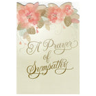 Rosedale 5-1/2" x 8" A Prayer Of Sympathy Greeting Cards And Envelopes, 12 Pack (17558)-Printed on premium uncoated card stock