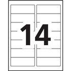 Avery Easy Peel Clear Laser/Inkjet Address Labels, 1-1/3" x 4", 140 Pack (7662)-Design and print your required labels on-demand using Easy, free Design & Print Online Software available at avery.ca