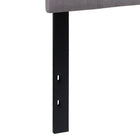 Flash Furniture Bedford Tufted Upholstered Queen Size Headboard - Light Grey Fabric-Light Grey Fabric Upholstery