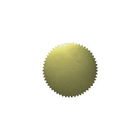 Hayes Gold Stickers, Blank, 200 Pack (H-VA313)-Size: 2"(Dia)
