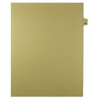 Mark Maker Legal Exhibit Index Tab Buff Single Tabs, 1/25th Cut, Letter Size, No Holes, Number 180, 25 Pack-Buff Single Tabs, 1/25th Cut