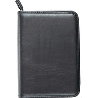 Day-Timer Undated Fresno Vinyl Refillable Day Planner - Black - Desk - 5-1/2" x 8-1/2" - Bilingual-Page size: 5-1/2" x 8-1/2"