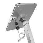 Futech IPS002FS Floor Standing iPad Stand, 10"W x 47"H X5"D, Silver-With 360-degree rotation, horizontal and vertical orientation for easy viewing