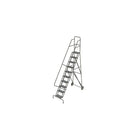 Tri-Arc Roll & Fold Rolling Ladder, 10 Step, 106" Height, Serrated (KDRF110162)-Frame Material: Steel