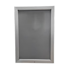 Eddie's Lockable Snap Frame Poster Holder - 11" x 17" - Silver Aluminum - 5 Pack (120665-5)-Aluminum - Silver