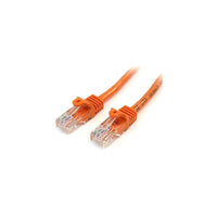 StarTech 45PATCH6OR 6' Cat 5e Snagless Patch Cable, Orange-Features RJ-45 Male connector on both sides to facilitate easy connectivity