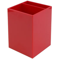 JAM Paper Plastic Pen Holder, Red (341RE)-Colour: Red