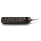 C2G 6-Outlet Power Strip with Surge Suppressor-Length of Cord: 4 ft