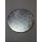 Enjay 1/4 Silver Embossed Cakeboard, 10" Round-Attractive 10" round cakeboard