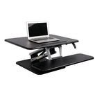 Heartwood 100-DTHA Sit-To-Stand Adjustable Height Desk Riser, Black-Sit-To-Stand desk riser