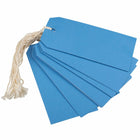 Jam Paper Gift Tags with String - Medium - 4 3/4" x 2 3/8" - Blue - 1000 Pack-Size: 4 3/4 x 2 3/8 inches