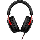 HP HyperX Cloud III Gaming Headset - Black/Red-Comfort’s in the Cloud III’s DNA. HyperX signature memory foam in the headband and ear cushions wrapped in soft, premium leatherette make for a plush, comfortable fit all around
