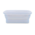 Minimal Silicone Food Storage Container - Clear - 1160ml - Set of 2-FDA (US) and LFGB (EU) certified