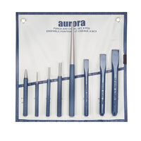 Aurora Tools Punch and Chisel Set, 8-Piece-Punch and chisel sets are an excellent way to keep your tools organized