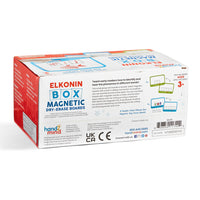 Hand2Mind Elkonin Box Magnetic Dry-Erase Board Set - Multicolor-Use the dry erase boards to draw a picture of the word, break the word out into phonemes and then use the slider to move from box to box to help pronounce the word.
