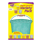 TREND enterprises Inc. I Love Metal Buckets Classic Accents Variety Pack - 36 Pack-Endless uses! Postcards and invitations, flashcards and game pieces, goal setting and charting.