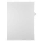 Mark Maker Legal Exhibit Index Tab White Single Tabs, 1/15th Cut, Letter Size, No Holes, Number 140, 25 Pack-White Single Tabs, 1/15th Cut