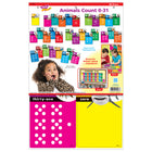 TREND enterprises, Inc. Animals Count 0-31 Learning Set-Pieces are sized appropriately for use in home or classroom settings