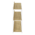 Monarch Specialties 2222 48"L Accent Table - Natural/White Metal Hall Console-7