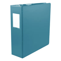 Staples Economy 3" Round 3-Ring Binder - Letter Size - 480 Sheet Capacity - Green-Green, O-Ring binder with 480 sheet capacity