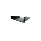 StarTech Black Standard Universal Server Rack Cabinet Shelf-Rugged steel construction for durability in harsh environments