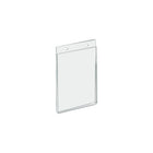 Azar Acrylic Vertical/Portrait Wall Hanging Frame - 4" W x 6" H - Clear - 10 Pack-Sold in Packs of: 10