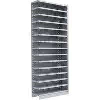 Metalware RK352 Boltless Shelving Unit, 15-Shelves, 36" x 18" x 88", Light Grey-Adjustable shelving system that provides high strength, yet economical storage capacity for your needs