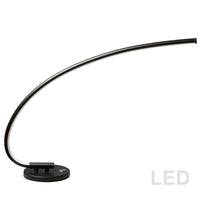 Dainolite 18W LED Table Lamp, Black (322-LEDT-BK)-Table/Desk Lamp