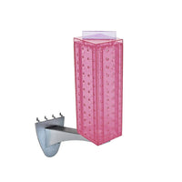 Azar Displays Pegboard Extension Display, 12" x 4", Pink (700231-PNK)-Pink Metal