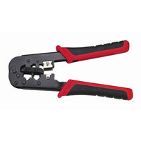HVTools Crimping Modular Plug, 11" x 5" x 2", Black-HV Tools Crimping Tool Modular Plug 8P8C/RJ-45,6P6C/RJ-12,6P4C/RJ-11b Plugs w/Ratchet