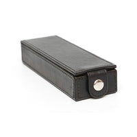 Ashlin Faenza Double Pen Box, Black-You can hold up to two pens in this pen box. Perfectly designed for the executive desk. Elegant and memorable gift for the new executive, new graduate or pen connoisseur