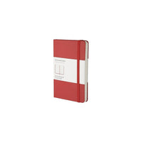 Moleskine Classic Red Hard Cover Pocket Ruled Notebook, 3-1/2" x 5-1/2"-Pocket size (3-1/2" x 5-1/2")