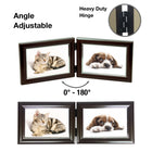 Elementals Dual Picture Photo Frame for 2 6" W x 4" H Pictures - Horizontal - 10 Pack-Rear swivel clips make it easy to insert photos
