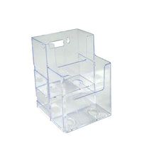 Azar Displays 2-Tier 2-Pocket Trifold Brochure Holder, 2 Pack (252032)-Brochure holders