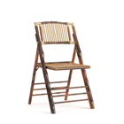 Flash Furniture American Champion Bamboo Folding Chair-Comfortably Curved Back