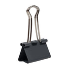 JAM Paper Binder Clips, Medium, Grey, 15 Pack-15/pack