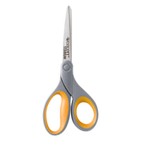 Westcott 8" Titanium Bonded Straight Scissors-Titanium Bonded blades are 3 time harder than untreated stainless steel, stays sharper longer!