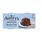 Aunty's Chocolate Fudge Pudding - 95g Per Pack - 2 pack-No artificial colours or flavours